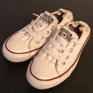White low top converse